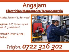 Electrician mentenanta termocentrala